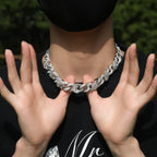 Hip-hop zircon-encrusted sun, star and eye necklace nowadaysfashion