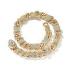 Hip-hop zircon-encrusted sun, star and eye necklace nowadaysfashion