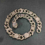 Hip-hop zircon-encrusted sun, star and eye necklace nowadaysfashion