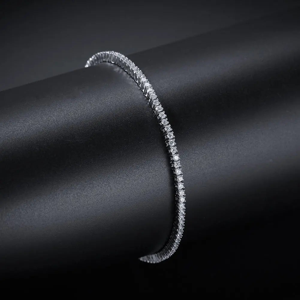 Hip-Hop Zircon Tennis Bracelet - Blade & Thread
