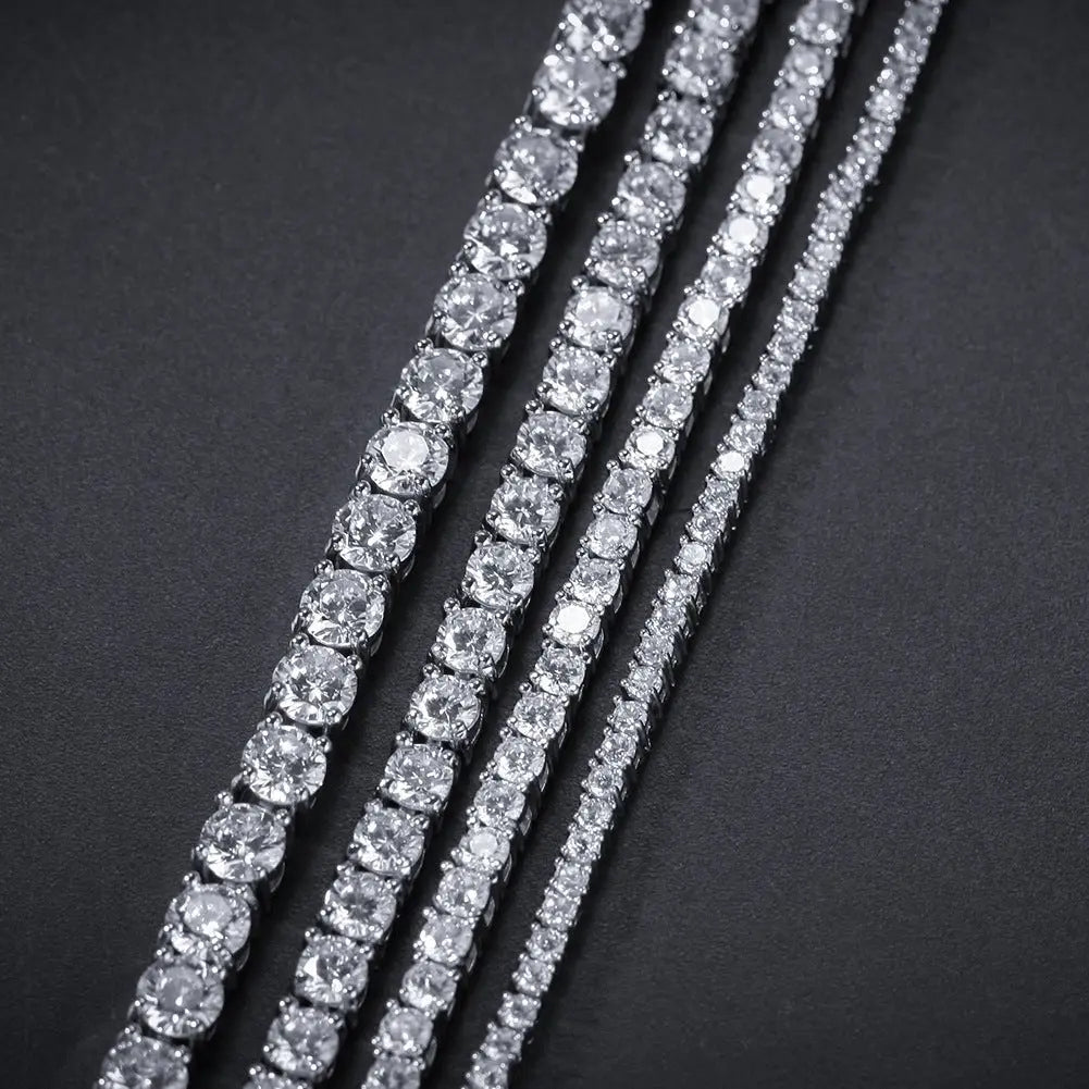 Hip-Hop Zircon Tennis Bracelet - Blade & Thread