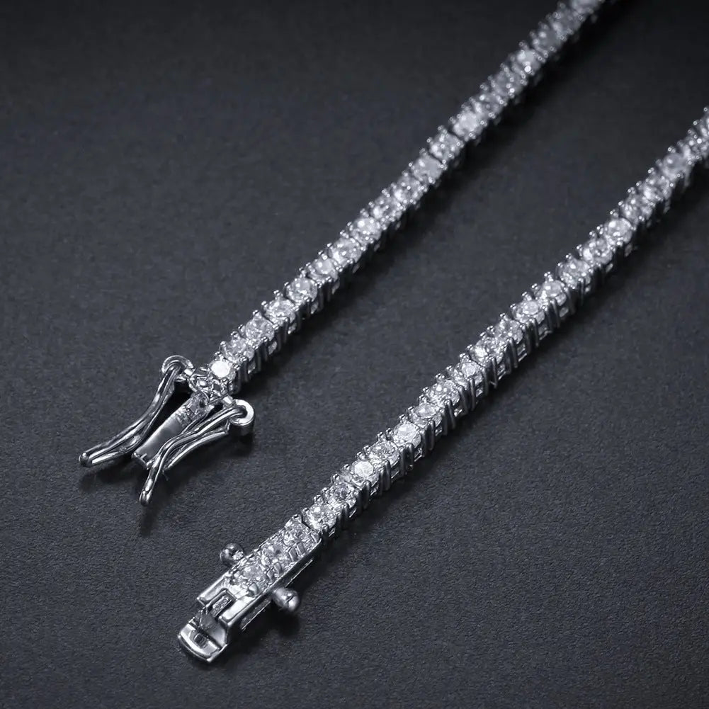 Hip-Hop Zircon Tennis Bracelet - Blade & Thread