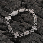 Hip Hop Zirconia Eye Cross Bracelet nowadaysfashion