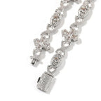 Hip Hop Zirconia Eye Cross Bracelet nowadaysfashion