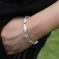 Hip Hop Zirconia Eye Cross Bracelet nowadaysfashion