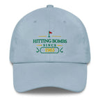 Hitting Bombs SInce "Year" - Custom Dad hat Golfer Paradise