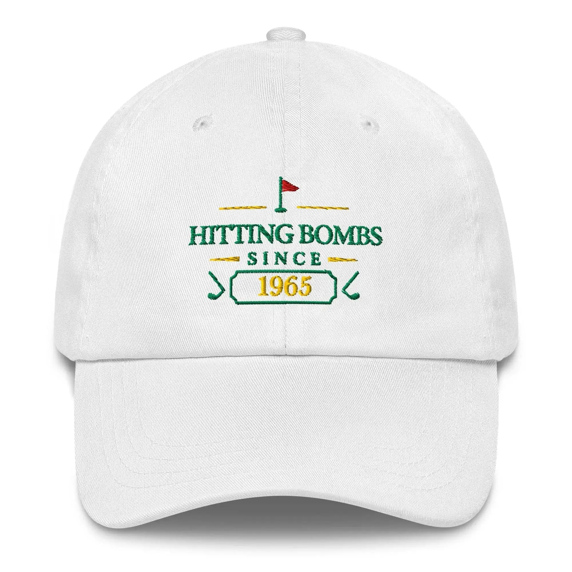 Hitting Bombs SInce "Year" - Custom Dad hat Golfer Paradise