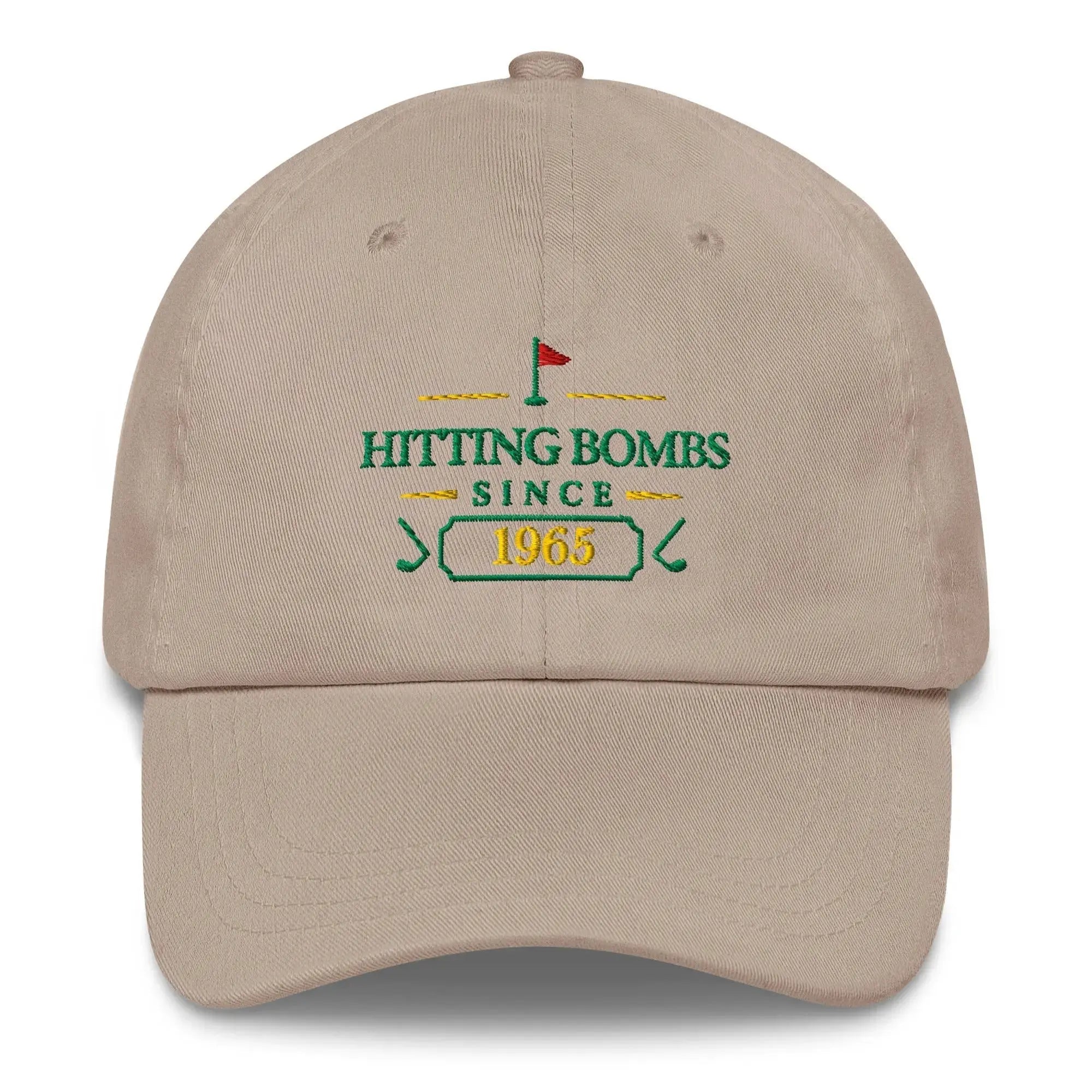 Hitting Bombs SInce "Year" - Custom Dad hat Golfer Paradise