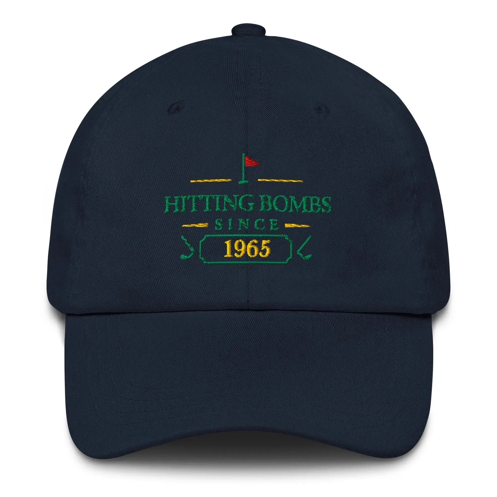 Hitting Bombs SInce "Year" - Custom Dad hat Golfer Paradise