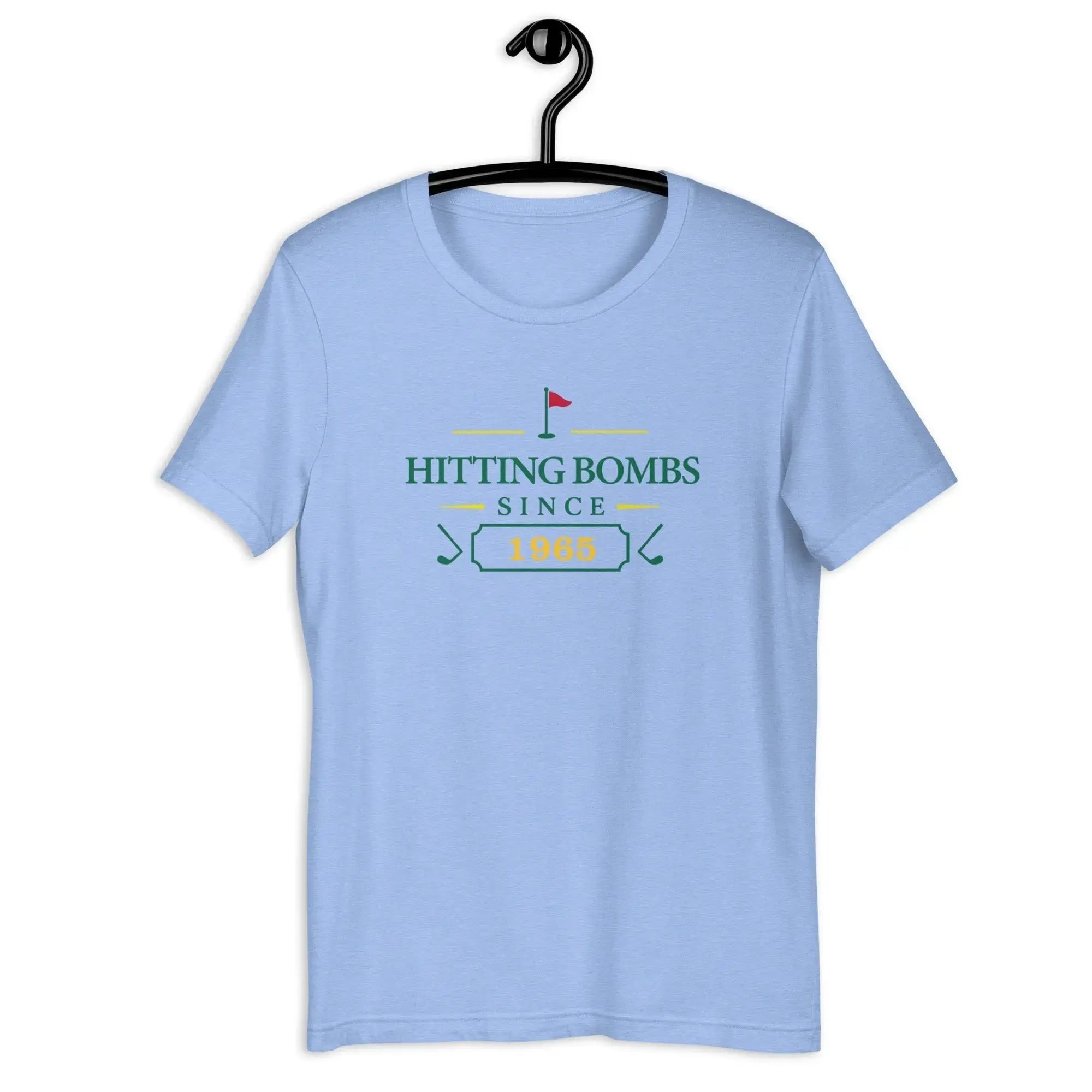 Hitting Bombs Since "Year" - Custom T-shirt Golfer Paradise