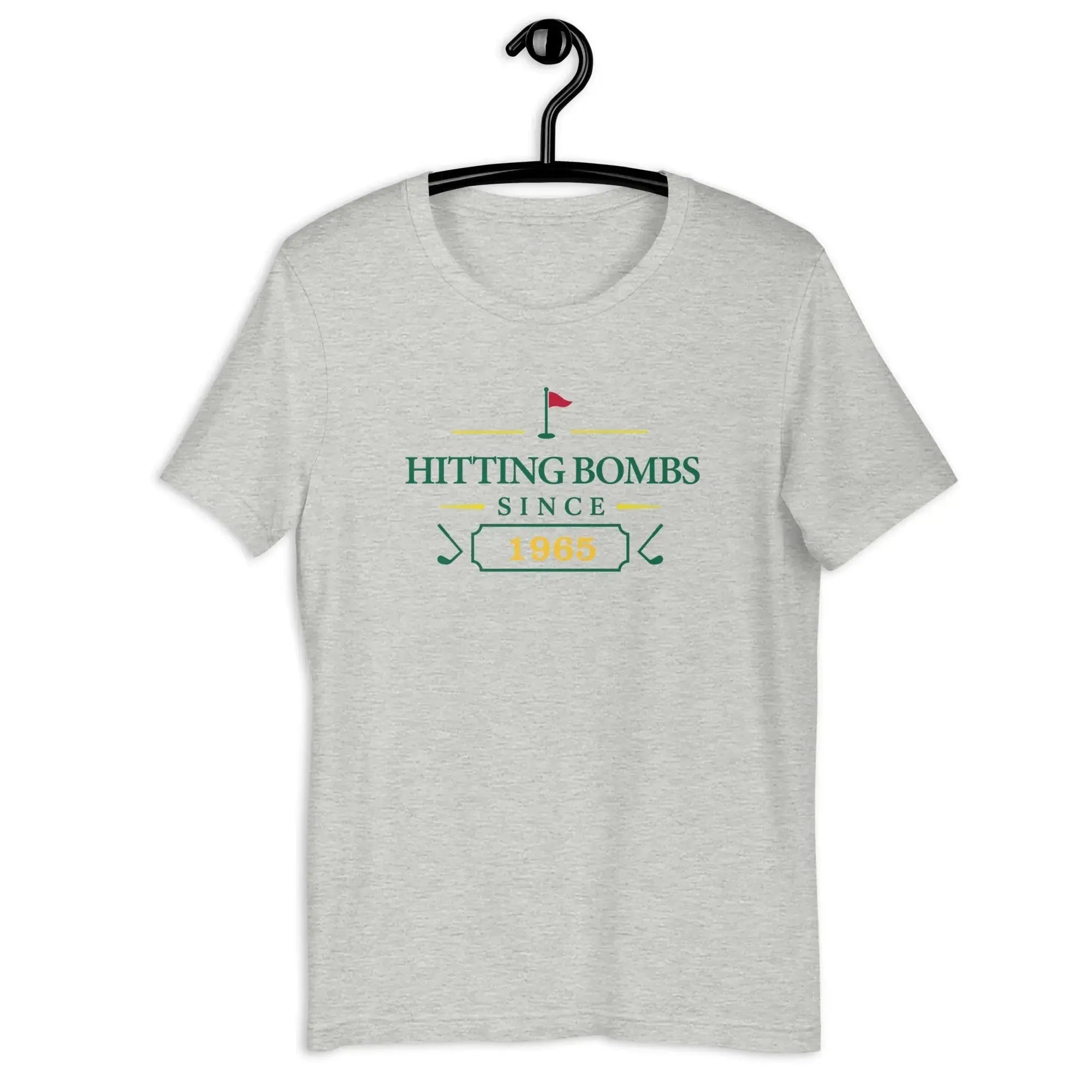 Hitting Bombs Since "Year" - Custom T-shirt Golfer Paradise