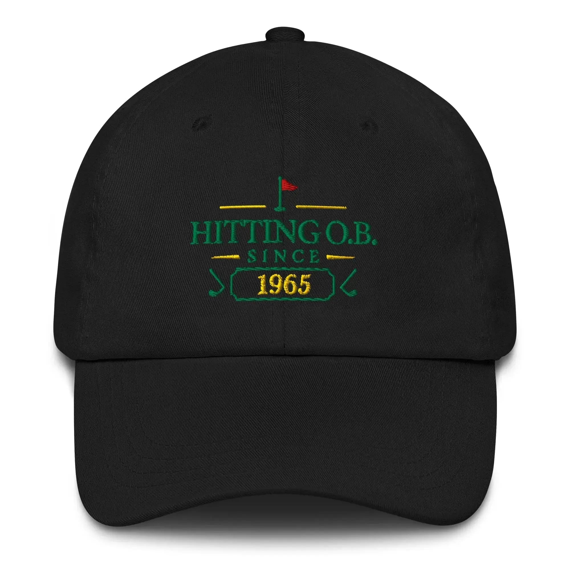 Hitting O.B. Since "Year" - Custom Dad hat Golfer Paradise