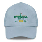 Hitting O.B. Since "Year" - Custom Dad hat Golfer Paradise