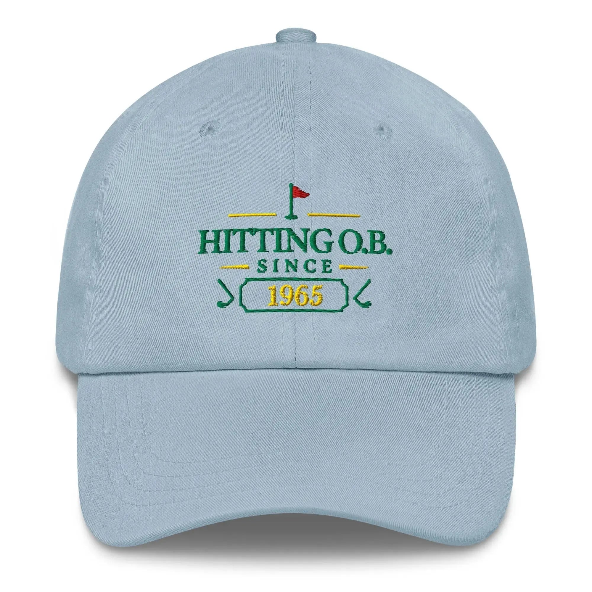Hitting O.B. Since "Year" - Custom Dad hat Golfer Paradise