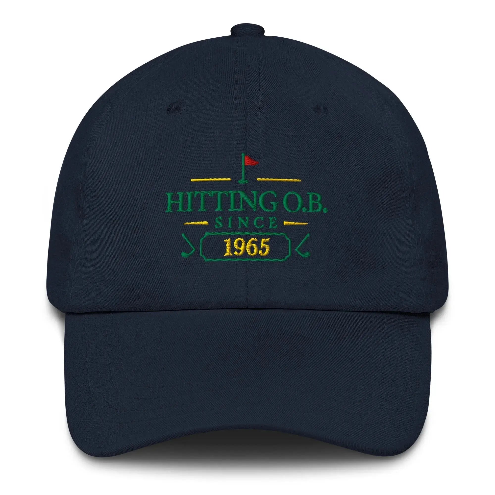 Hitting O.B. Since "Year" - Custom Dad hat Golfer Paradise