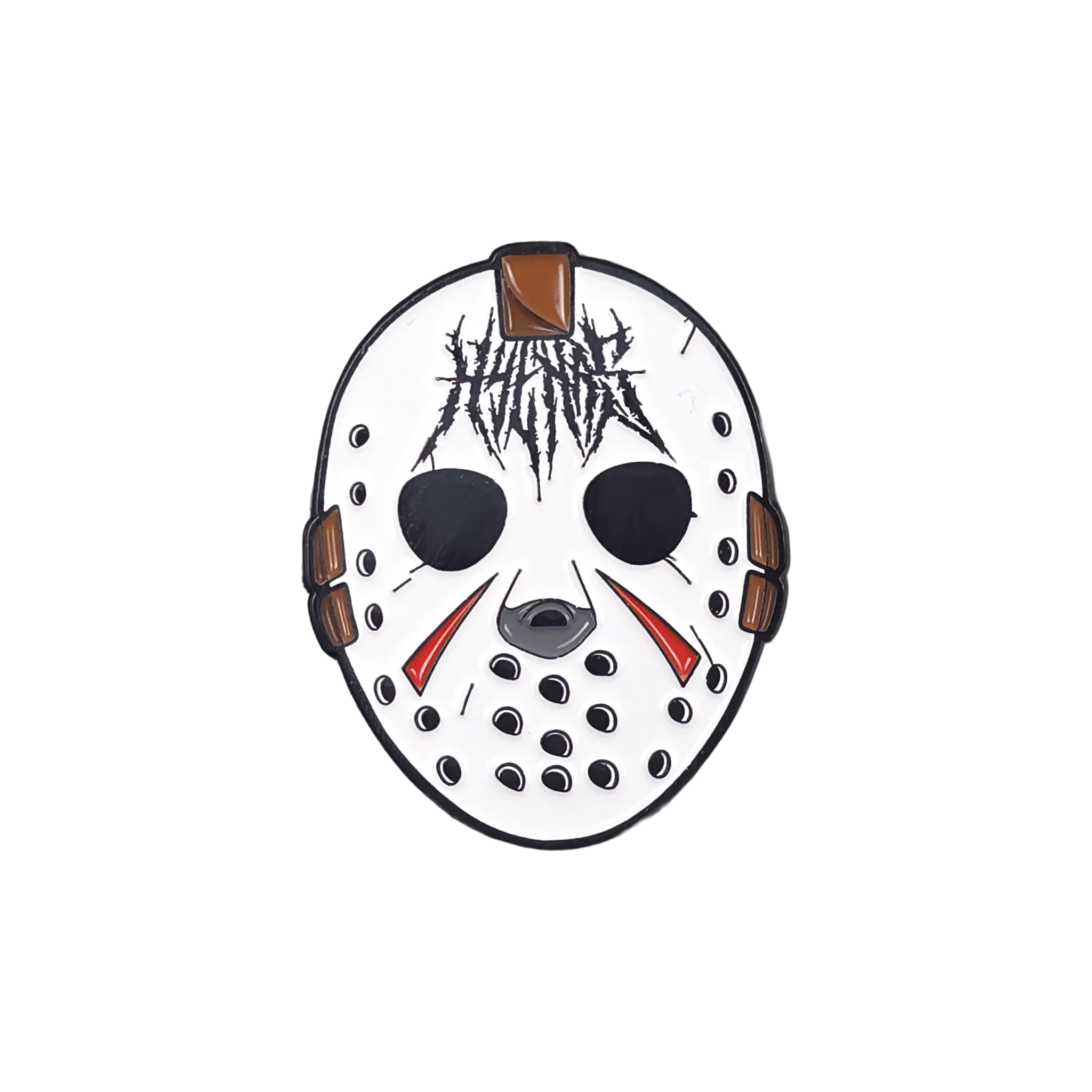 Hockey Hyena Enamel Pin Any Means Necessary Clothing