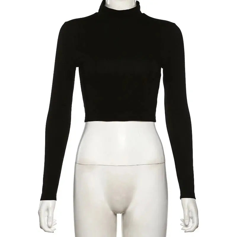Hollow Knit Top Sweater Women Party Navel Slim Ribbed Summer Lady Shirts nowadaysfashion