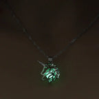 Hollow Luminous Stone Gem Charm Jewelry Pendant Necklace Gifts nowadaysfashion