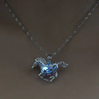 Hollow Luminous Stone Gem Charm Jewelry Pendant Necklace Gifts nowadaysfashion