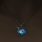 Hollow Luminous Stone Gem Charm Jewelry Pendant Necklace Gifts nowadaysfashion