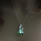 Hollow Luminous Stone Gem Charm Jewelry Pendant Necklace Gifts nowadaysfashion