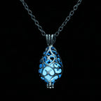 Hollow Luminous Stone Gem Charm Jewelry Pendant Necklace Gifts nowadaysfashion