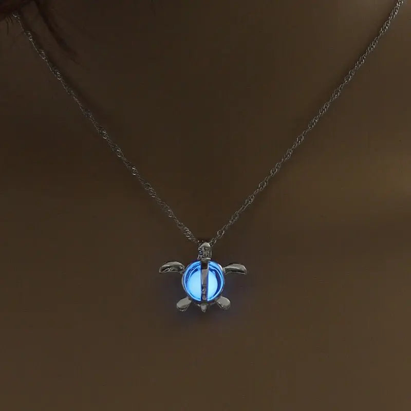 Hollow Luminous Stone Gem Charm Jewelry Pendant Necklace Gifts nowadaysfashion