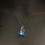 Hollow Luminous Stone Gem Charm Jewelry Pendant Necklace Gifts nowadaysfashion