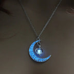 Hollow Luminous Stone Gem Charm Jewelry Pendant Necklace Gifts nowadaysfashion