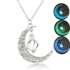 Hollow Luminous Stone Gem Charm Jewelry Pendant Necklace Gifts nowadaysfashion