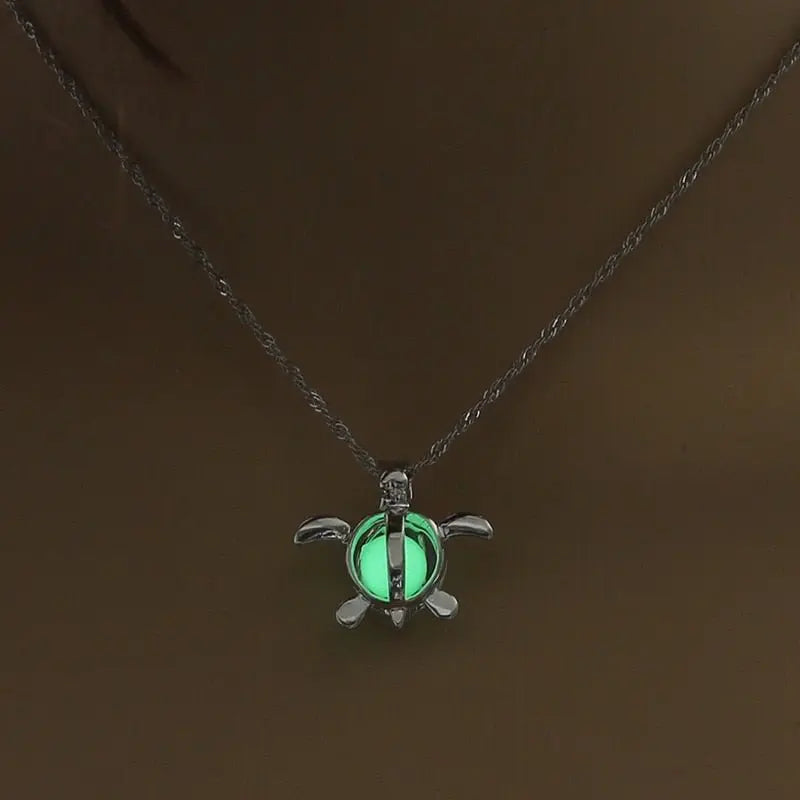 Hollow Luminous Stone Gem Charm Jewelry Pendant Necklace Gifts nowadaysfashion