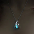 Hollow Luminous Stone Gem Charm Jewelry Pendant Necklace Gifts nowadaysfashion