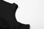 Hollow Out Long Sleeve Bandage Wrap Dress Women Off Shoulder Bodycon Mini Nightclub Dresses nowadaysfashion