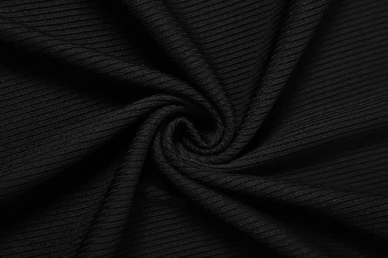 Hollow Out Long Sleeve Bandage Wrap Dress Women Off Shoulder Bodycon Mini Nightclub Dresses - Blade & Thread