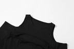Hollow Out Long Sleeve Bandage Wrap Dress Women Off Shoulder Bodycon Mini Nightclub Dresses nowadaysfashion