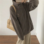 Hooded Sweatshirt Casual Thick Warm Loose Padded Jackets Coat nowadaysfashion