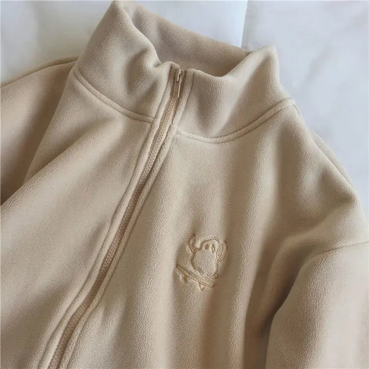 Hooded Sweatshirt Casual Thick Warm Loose Padded Jackets Coat - Blade & Thread