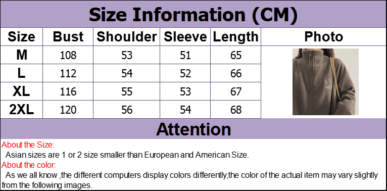 Hooded Sweatshirt Casual Thick Warm Loose Padded Jackets Coat nowadaysfashion