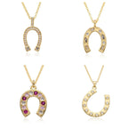 horseshoe necklace 25mm nowadaysfashion