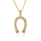 horseshoe necklace 25mm nowadaysfashion