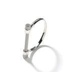 Horseshoe-shaped bracelets inlaid with zircon and diamonds nowadaysfashion