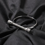 Horseshoe-shaped bracelets inlaid with zircon and diamonds nowadaysfashion