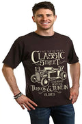 Hot Rod Classic Men's Bamboo Viscose/Organic Cotton Short Sleeve Graphic T-Shirt Spun Bamboo