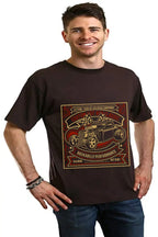 Hot Rod Men's Bamboo Viscose/Organic Cotton Short Sleeve Graphic T-Shirt Spun Bamboo