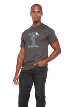 HOUSTON Men's Bamboo Viscose/Organic Cotton Short Sleeve Graphic T-Shirt Spun Bamboo