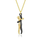 Hug Necklace Enbrace Couple Pendant nowadaysfashion