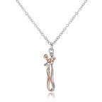Hug Necklace Enbrace Couple Pendant nowadaysfashion