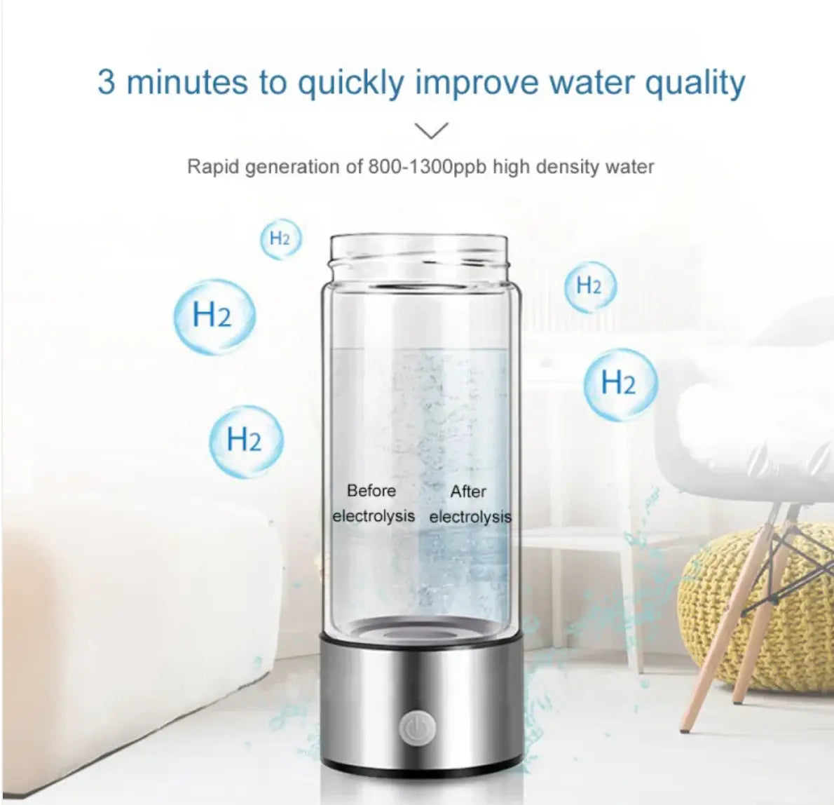 Hydrogen Water Cup - Blade & Thread