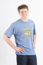 I am Strong Men's Bamboo Viscose/Organic Cotton Short Sleeve Graphic T-Shirt Spun Bamboo