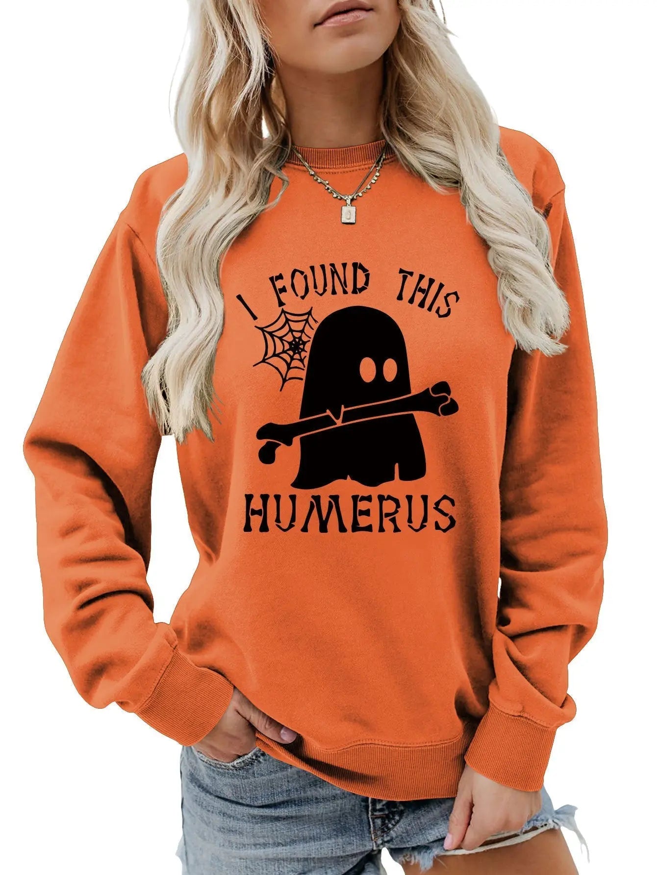 I FOUND THIS HUMERUS round neck loose sweatshirt nowadaysfashion